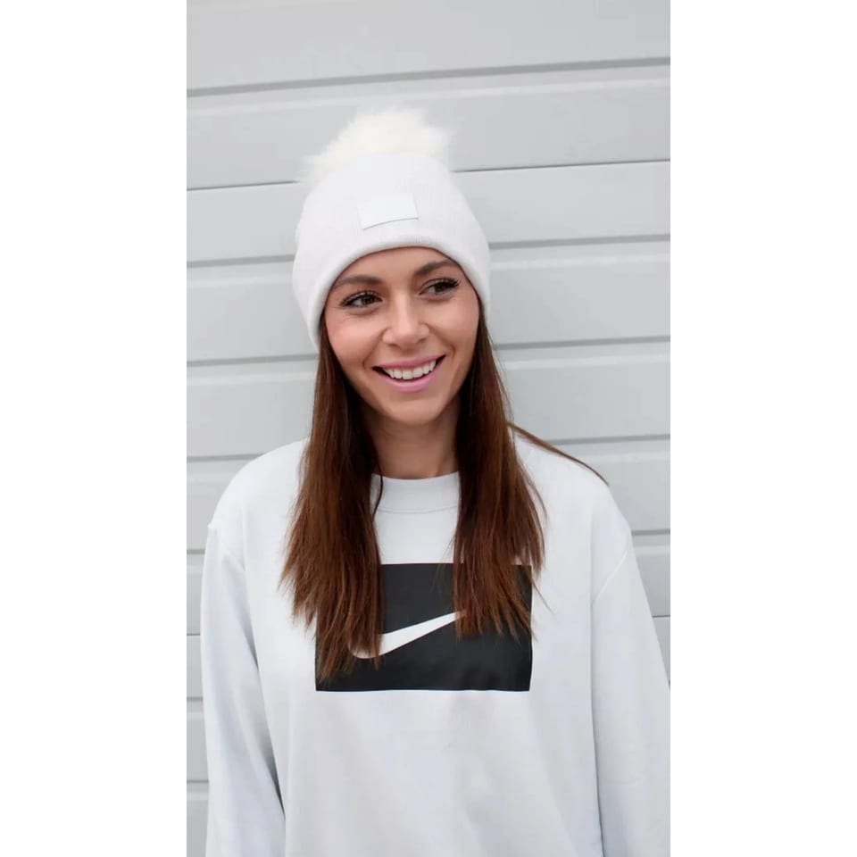 TD Winter Sports Accessories Fur Pom Beanie Hat, product photo