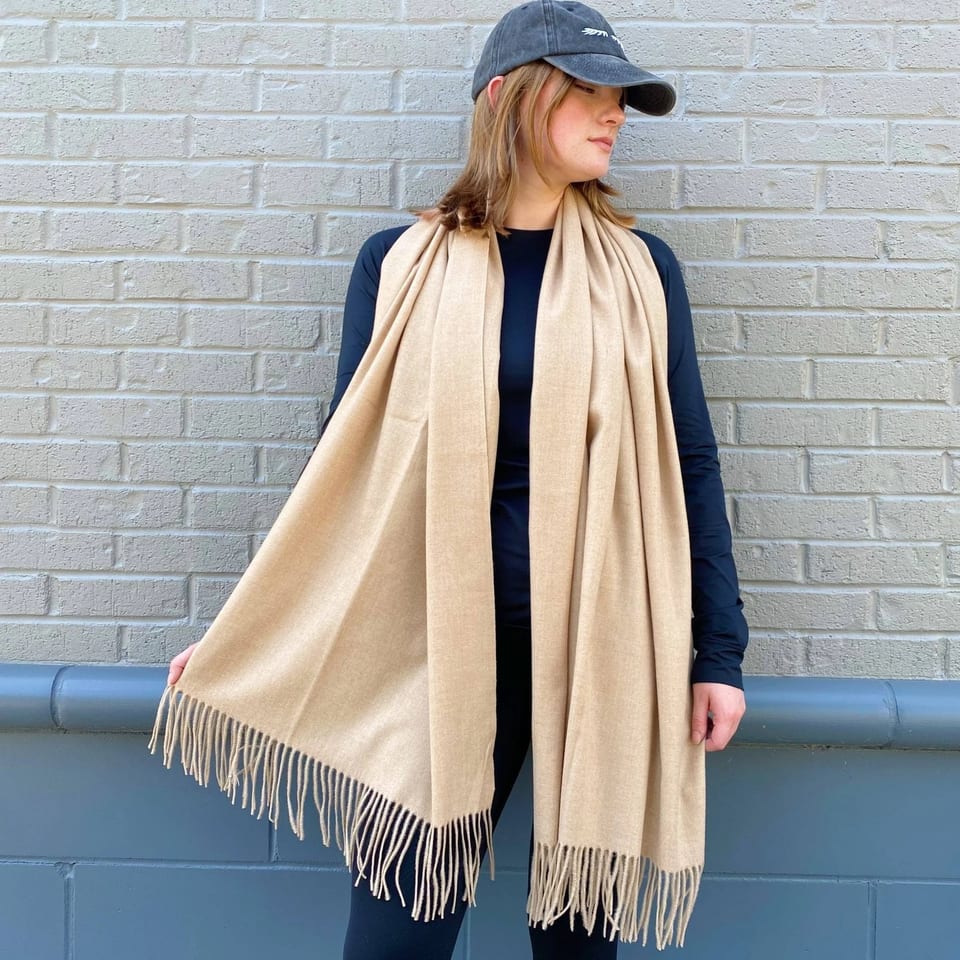 TD Women's Cashmere Blend Scarf Take with Me Style, product photo