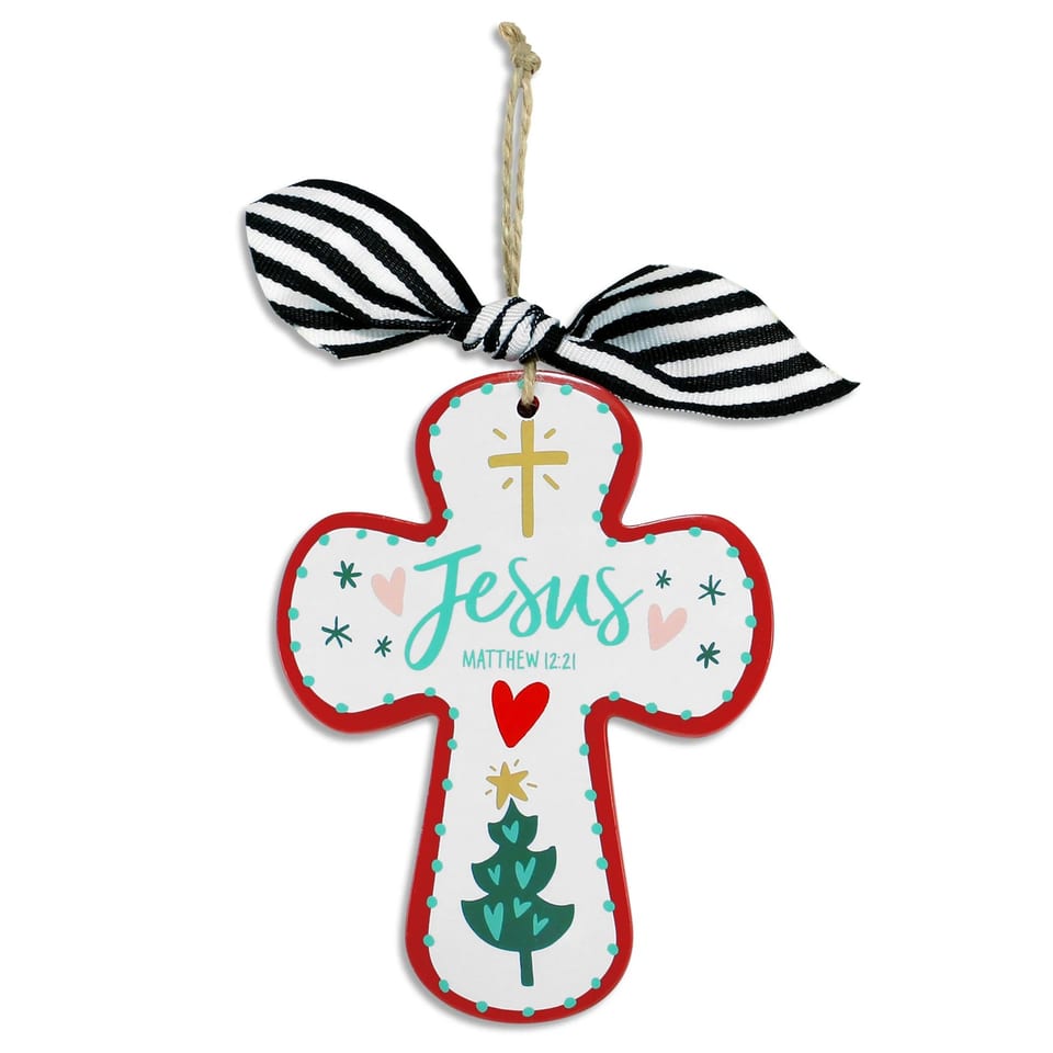 Customizable Size TD Christmas Ornament Jesus Merry Bright for Crafts Packed in, product photo