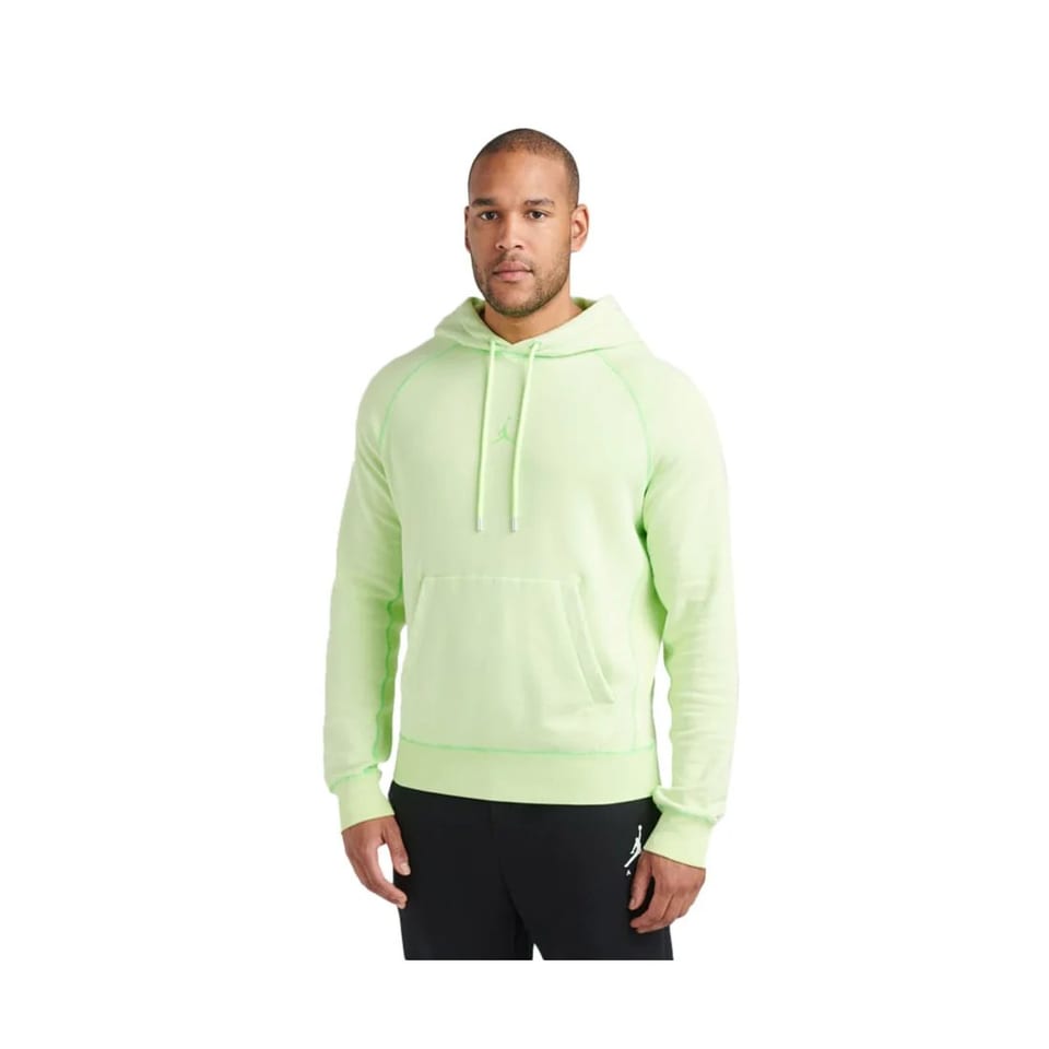 Jordan Wings Washed Pullover Men's Active Hoodie XL Size Green Color Streetwear, product photo