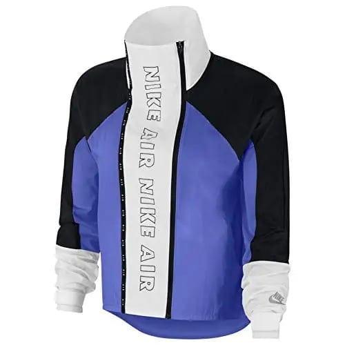Nike Women's Air Jacket XS Sapphire Black White Soft Shell Waterproof Polyester, product photo