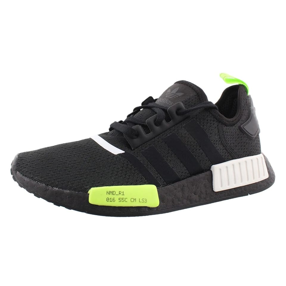 For Ndm_R1 Men's Shoes Black/Neon Genuine Leather Lining Insole Sport Style, product photo