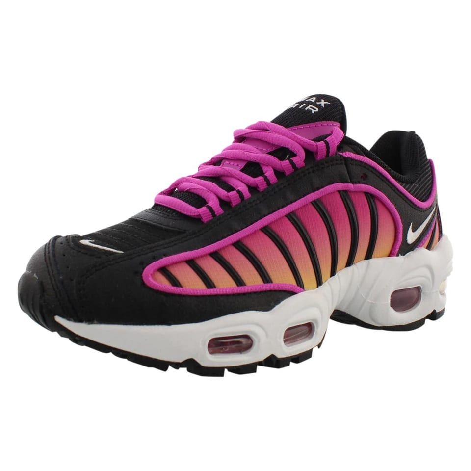 For for Tailwind IV Women's Summer Sneakers Custom Design Black/White/Fire Pink, product photo