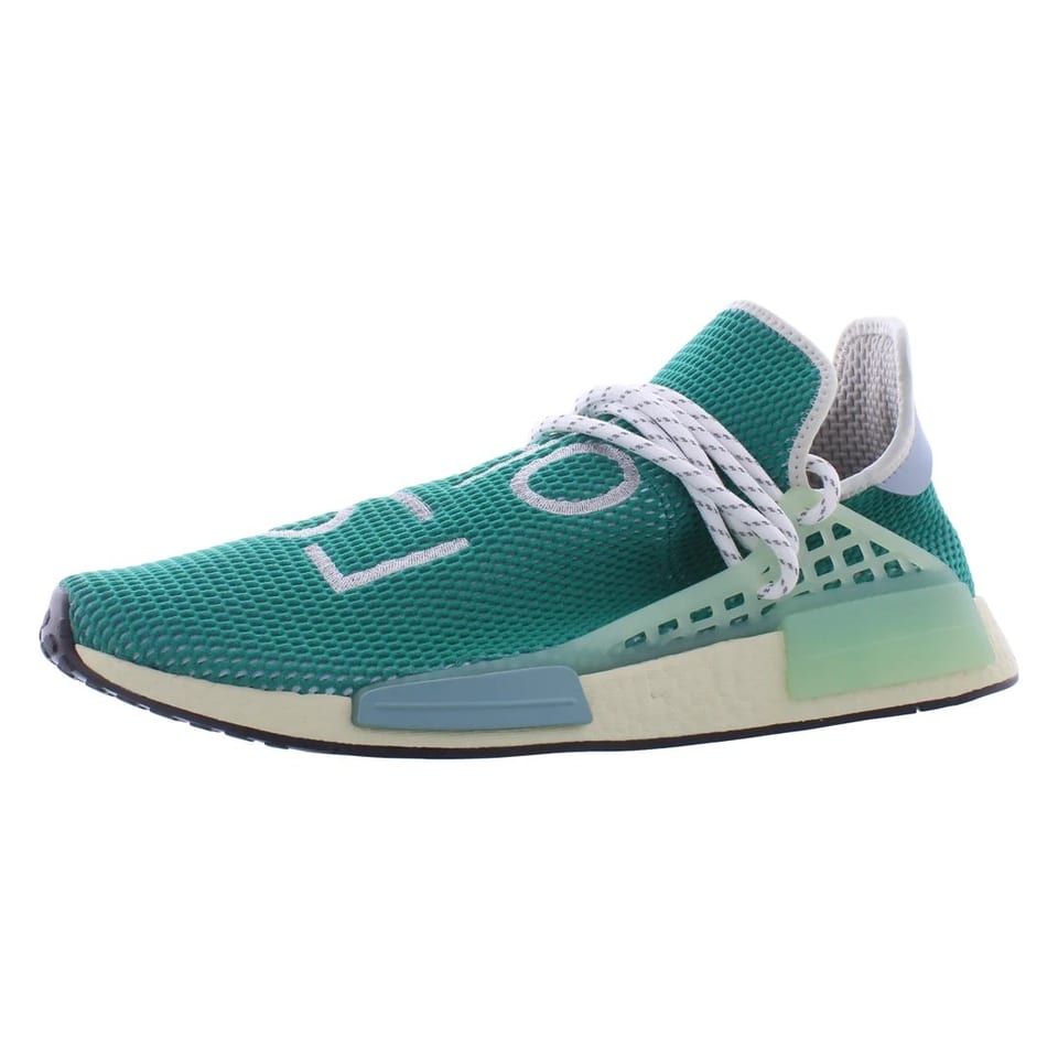 For Originals Pw Hu for Men's Shoes Emerald/Egret Size 5 Custom Sport Sneakers, product photo