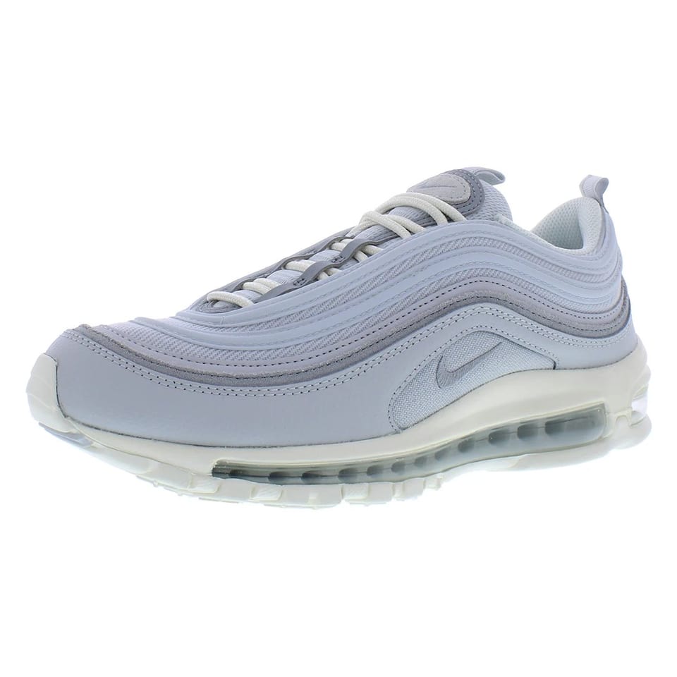 For 97 SE Men's Athletic Shoes Pure Platinum/Wolf Grey Color Breathable EVA, product photo