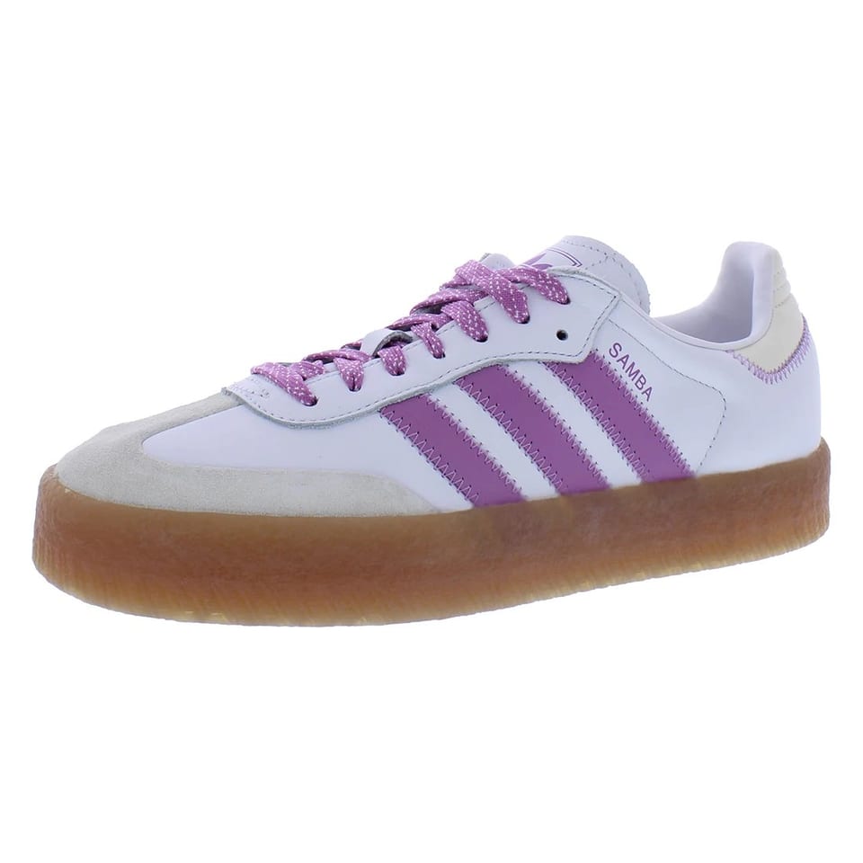 For Sambae Women's Shoes Cloud White Preloved Purple Used Authentic Sneakers, product photo