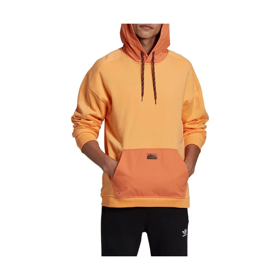 For Men's Active Hoodie XL Black Half-Zip Breathable French Terry Oversized Fit, product photo