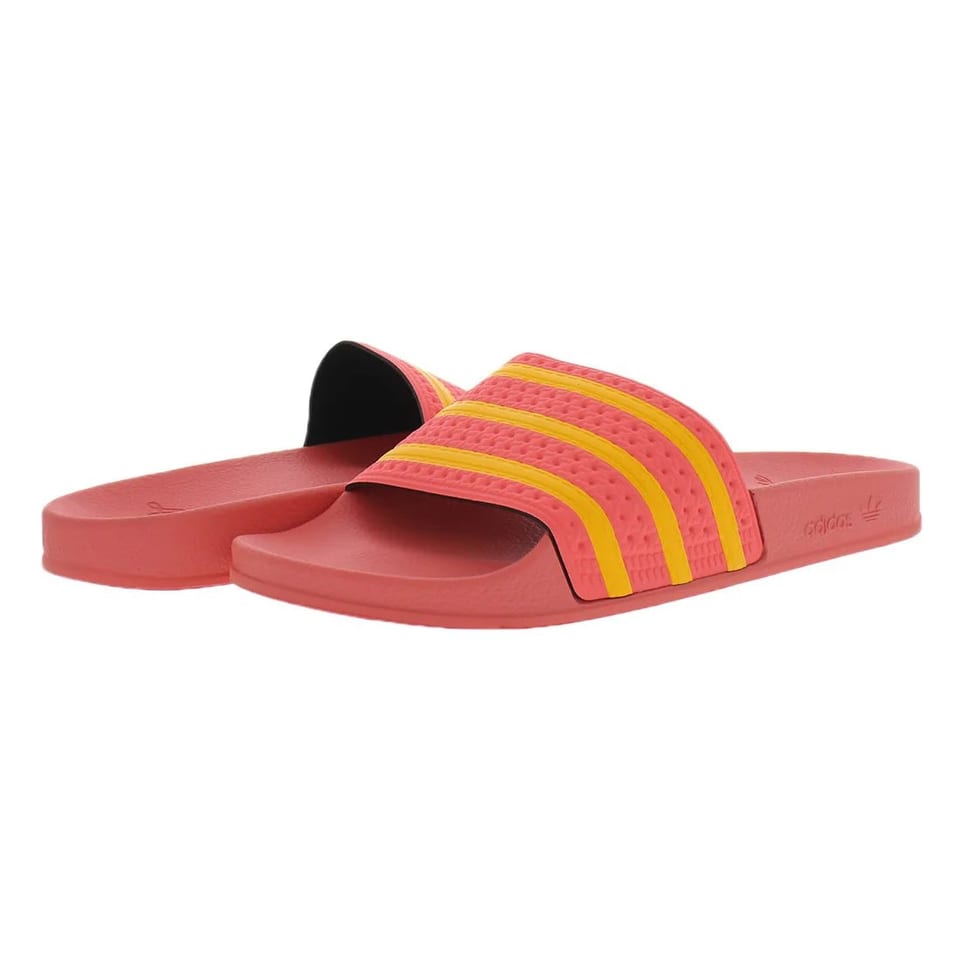 Adidas Adilette Men's Sandals Pink/Orange Color 100% Authentic, product photo