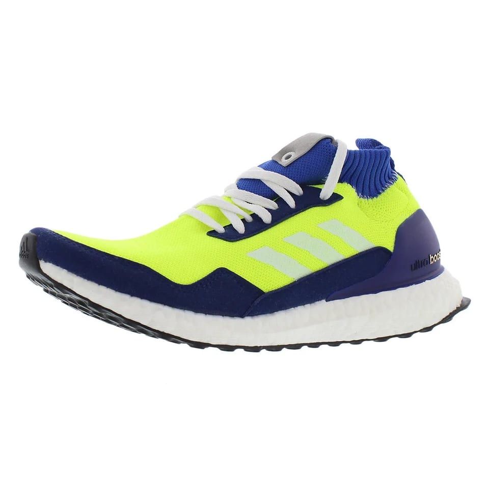 For Ultra for Mid Men's Shoes Volt/Royal Color Knit Breathable Rubber/EVA/Mesh, product photo