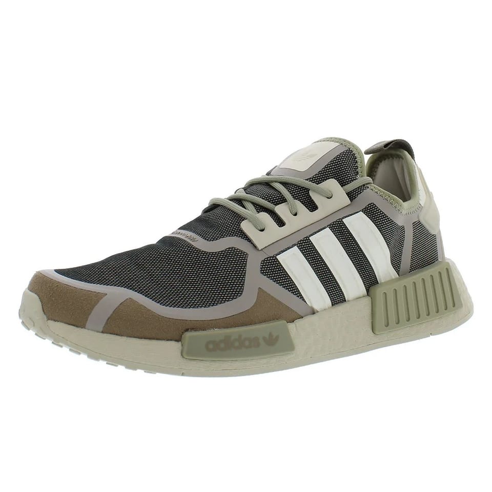 For NMD_R1 GX7606 Men's Running Shoes Black/White/Green Color Vietnam 100%, product photo
