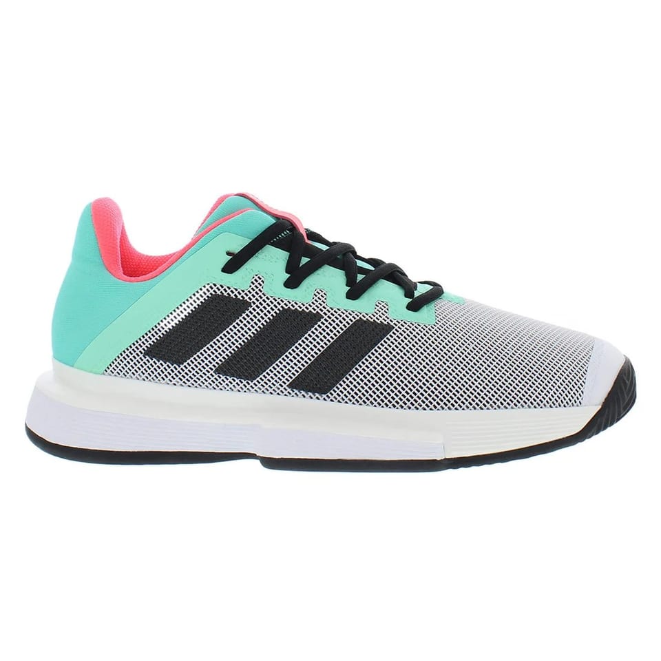 Adidas Solematch Bounce Men's Fitness & Cross-Training Shoes White/Black/Blue, product photo