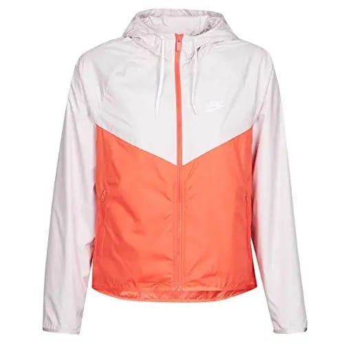 Nike Women's Windrunner Soft Shell Jacket Barely Rose Magic Ember White Size S, product photo
