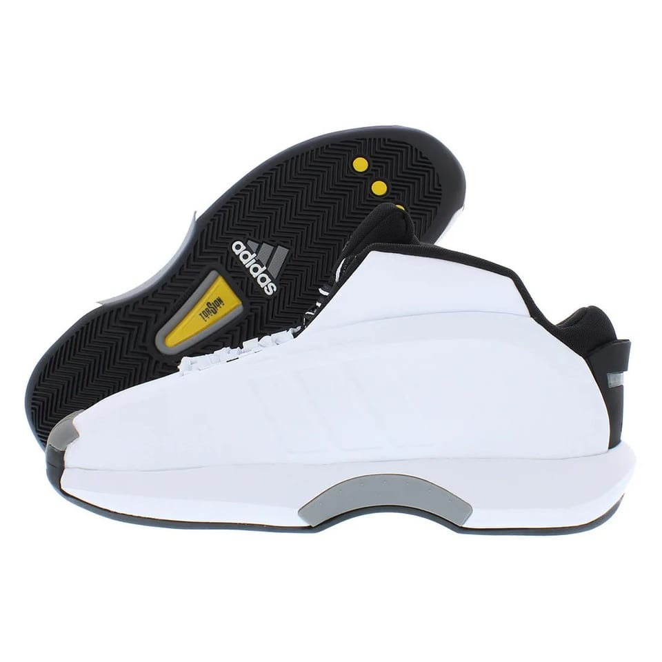 For Crazy 1 Men's Basketball Shoes GY3810 Model Vietnam Origin White/Black, product photo