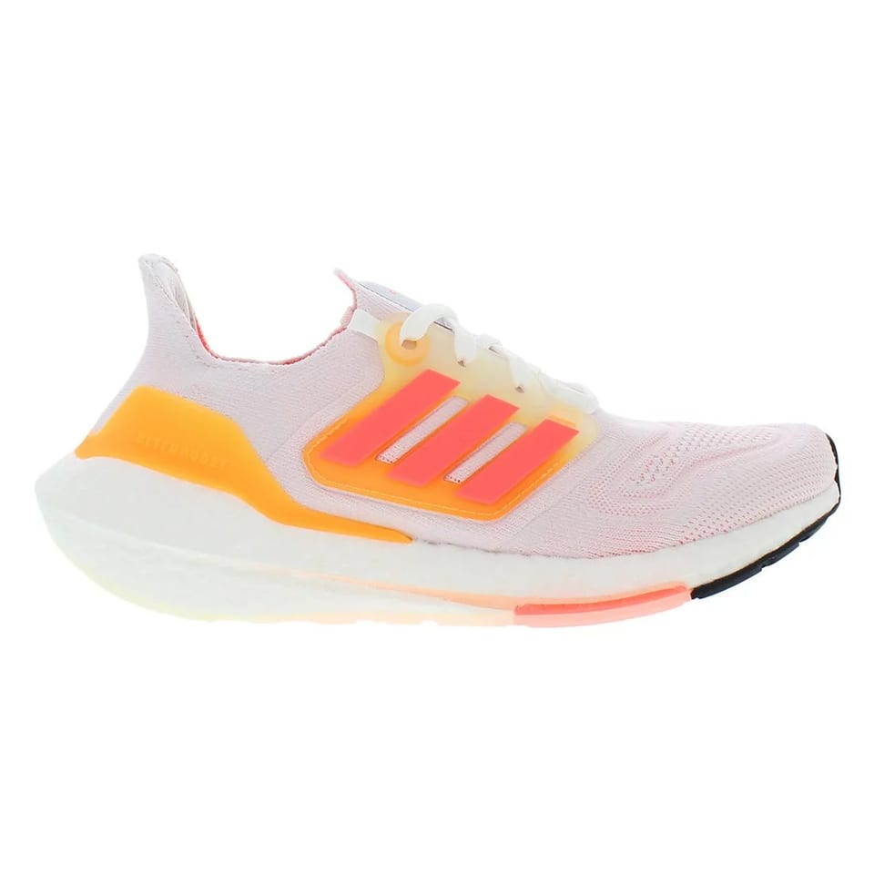 Adidas Ultraboost 22 Women's Running Shoes White/Orange/Red Color 100%, product photo