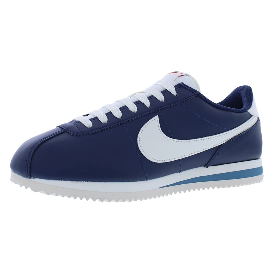 Nike Cortez Men's Fitness Walking Shoes Navy/White Color 100% Authentic, product photo