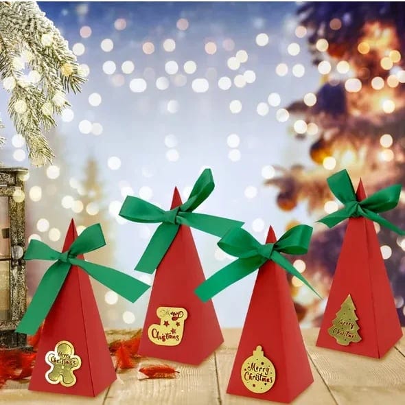 20pcs FCJ Christmas Candy Boxes Holiday Supplies for Festive Decorations, product photo
