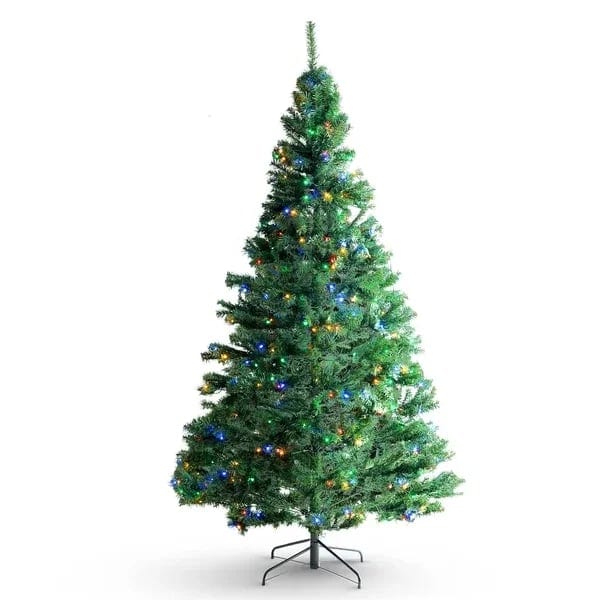 VEVOR 6.5ft Prelit Artificial Christmas Tree FCJ Full Holiday Decor 450, product photo