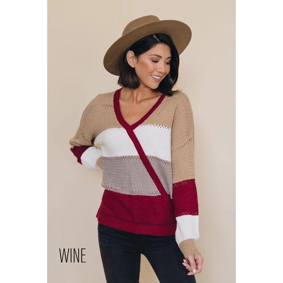 Women's TD Back for More Wrap Sweater High Quality Knitted Poncho Button, product photo