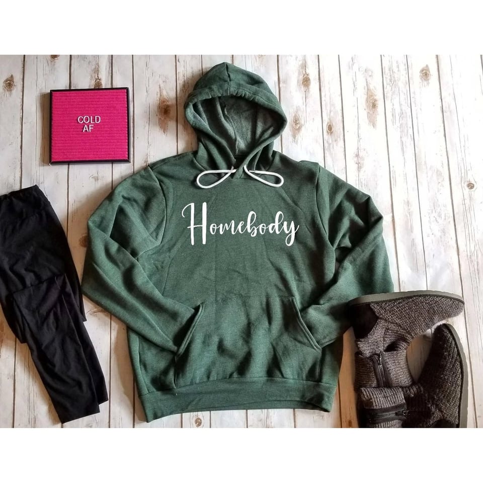 TD Homebody Eco-Friendly 100% Cotton Sweatshirt XL Size Screen Printed Solid, product photo