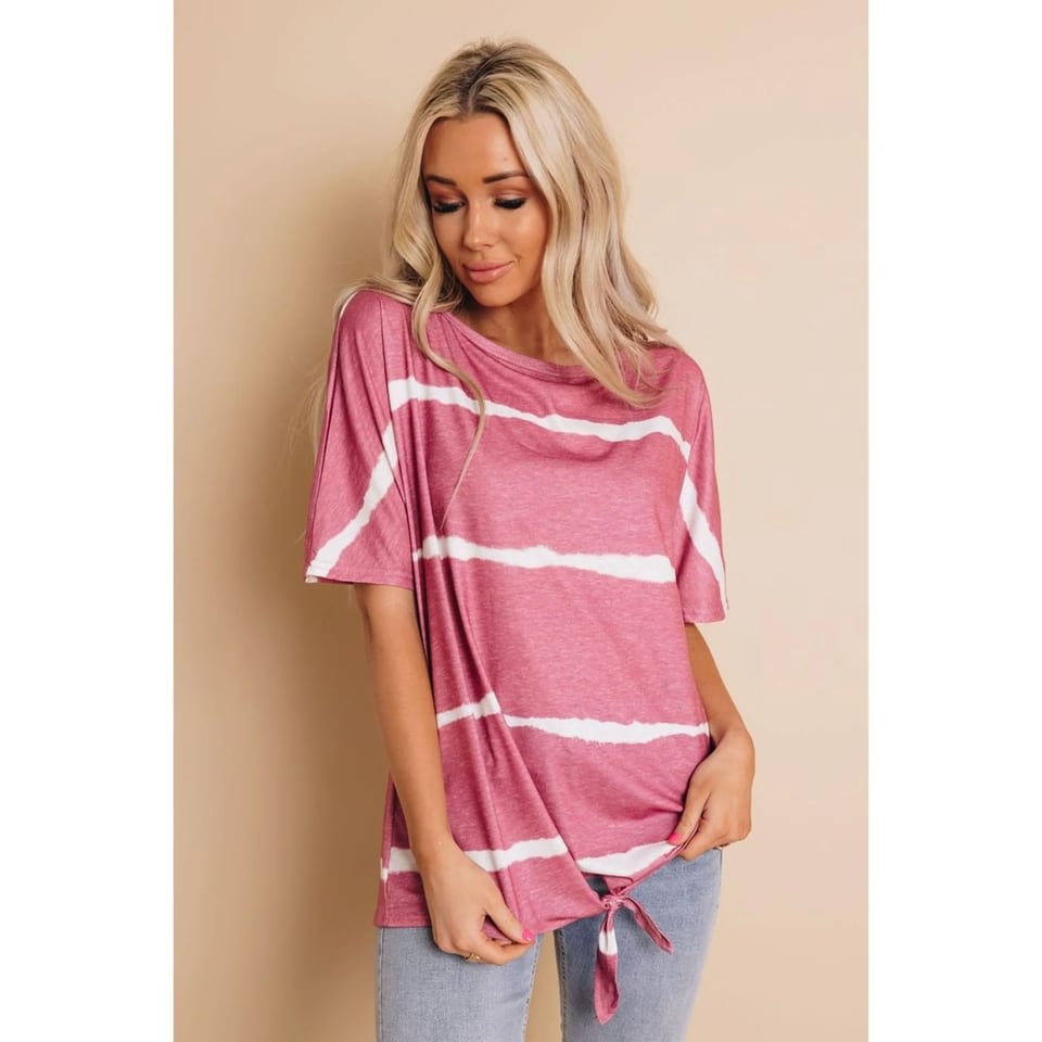 TD Ashton Women's Striped Knit Top, product photo
