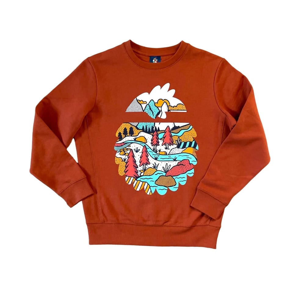 TD Bigfoot's Wilderness Zipper-Up Sweatshirt XL Size Anti-Shrink Hoodie with 3D, product photo