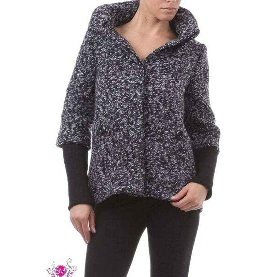 Women's TD Classic Jacket with High Collar and Banded Sleeves, product photo