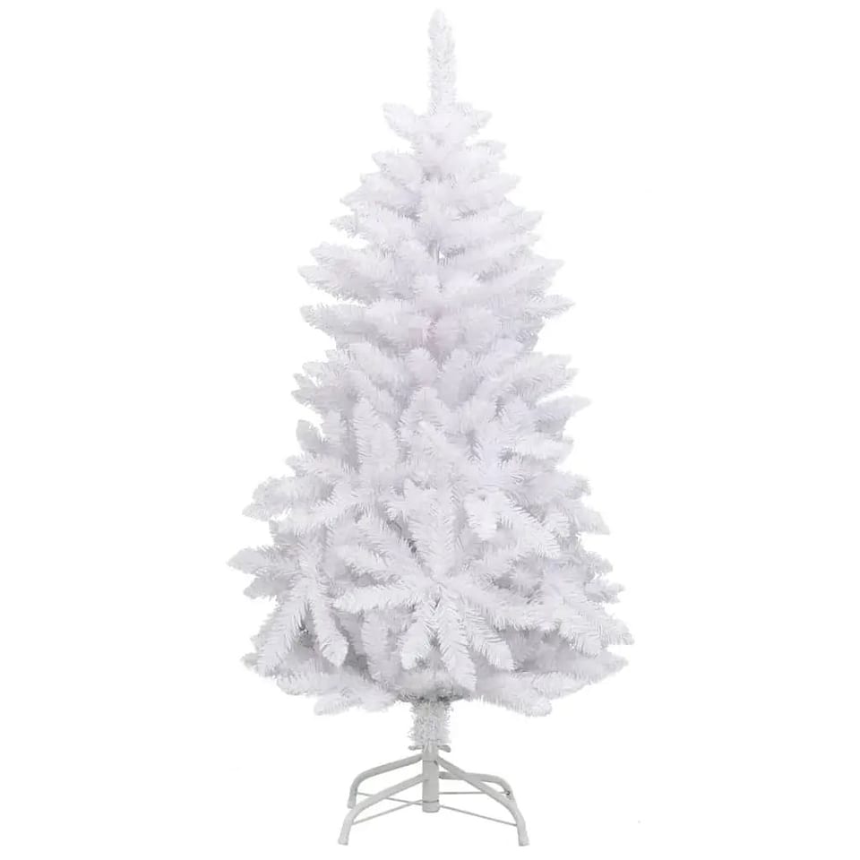 W2B VidaXL Customizable Medium Artificial Christmas Tree High Quality White PVC, product photo