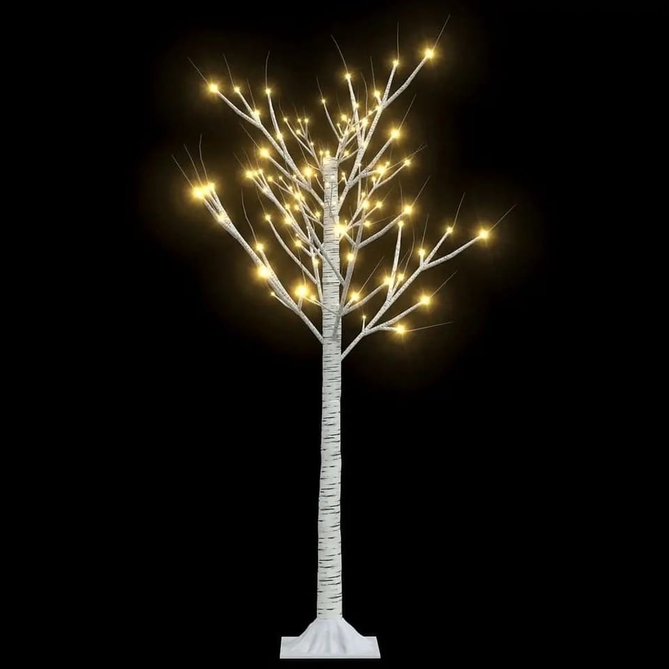 VidaXL W2B High Quality White Plastic Small Standing Christmas Tree for Home &, product photo
