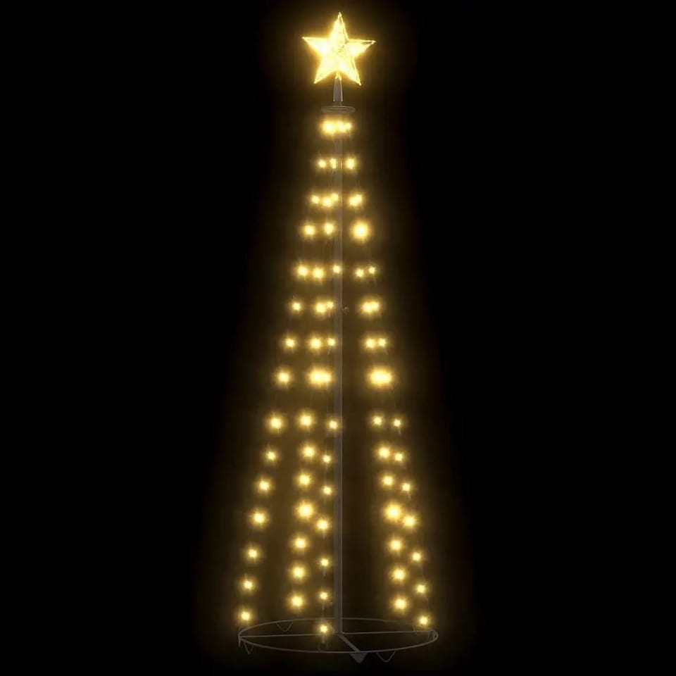 W2B VidaXL Customizable 3ft Artificial Christmas Tree Warm White PVC Metal, product photo