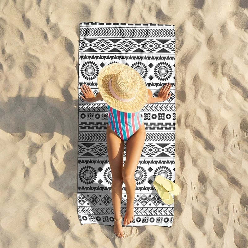 High Quality Durable Portable Square Foam Beach Mat Waterproof Sand-Free, product photo