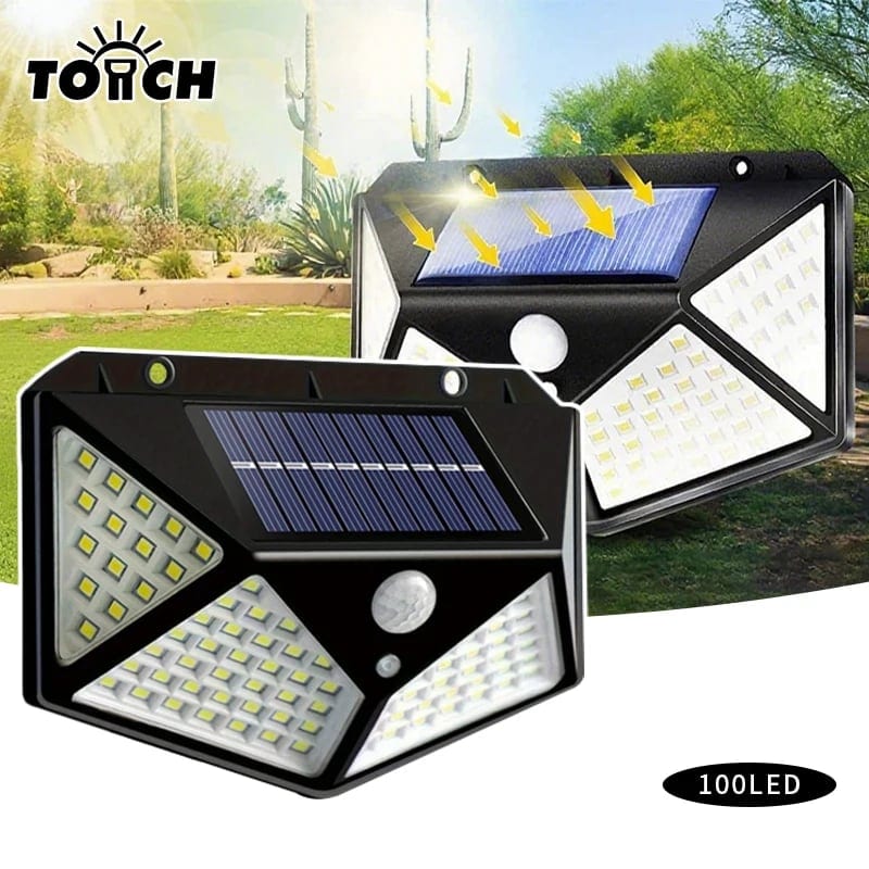 Motion Sensor Solar Wall Garden Lights High Quality Cheap Price 100, product photo