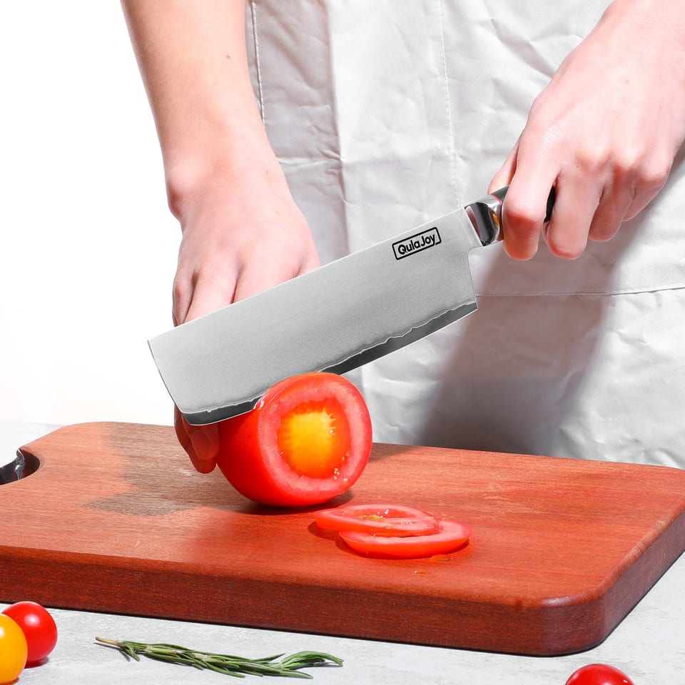 Qulajoy VG10 Chef Knife, Japanese 10Cr15MoV Steel Chefs Knives, Slicing Knife, product photo