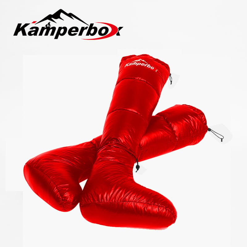 Camping Down Socks Down Boots Sleeping Bag Socks Down Boots Camping Sleep Boots, product photo