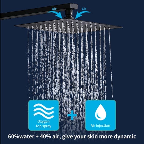 Shower System Shower Mixer Combo Set Wall-mounted, product photo