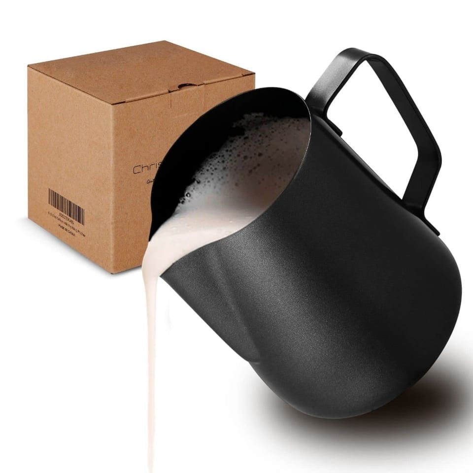 Stainless Steel Milk Frothing Jar - 350 Ml, Matte, product photo