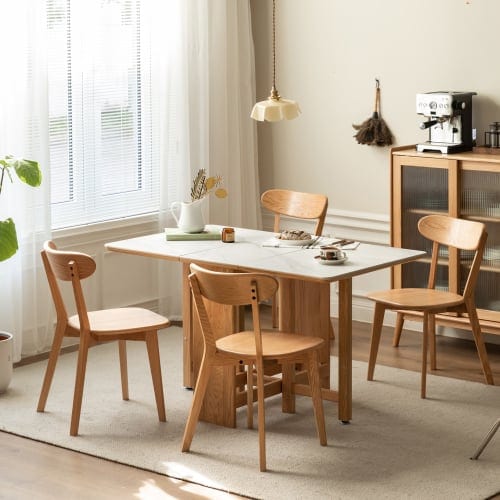 Dining Chair Wooden FAS Grade Oak Natural Wood Made In North America Dirt-free, product photo