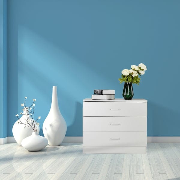 3 Draw Bedside Table, product photo