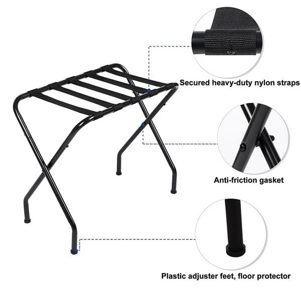 Black Luggage Rack, product photo