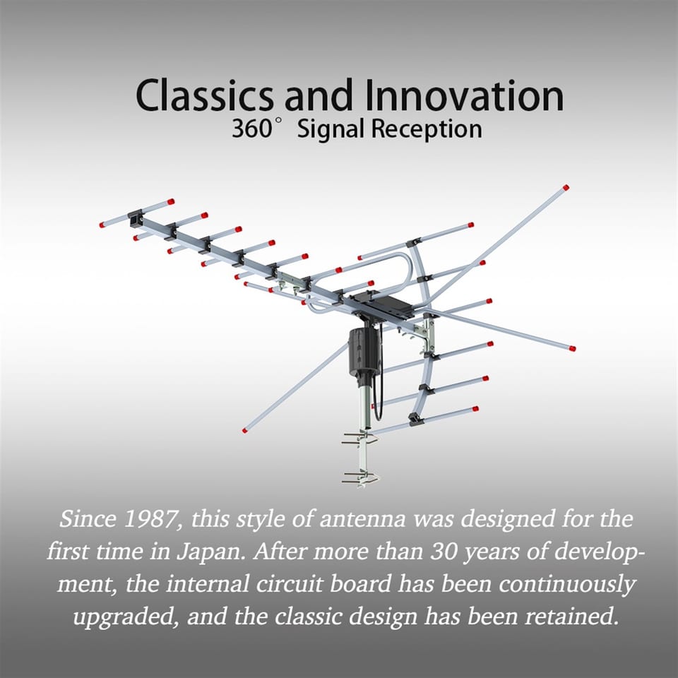 Outdoor Antenna - Reception Range 110 Miles, product photo
