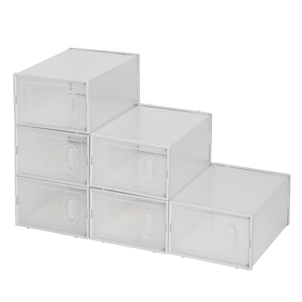 6pcs White Shoe Box Plastic Mesh, product photo