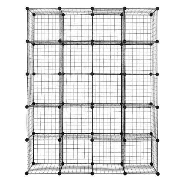 20 Grid Iron Mesh Material Storage Rack, product photo
