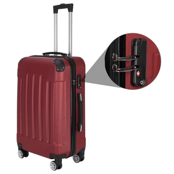 3-in-1 Swivel Wheel With Handle, 4 Corner Protectors, Trolley Box, 20in 24in, product photo
