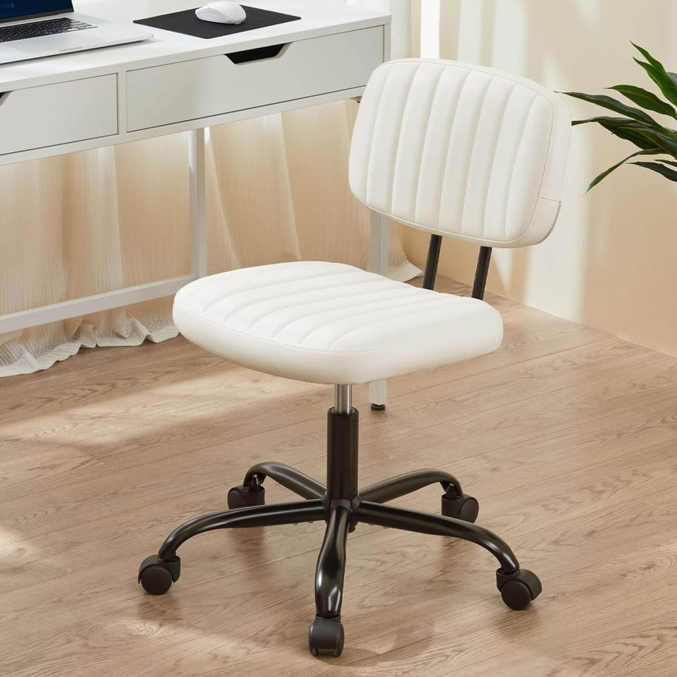 Adjustable Height 360degrees Rolling Swivel Computer Task Chair Without Arm, product photo