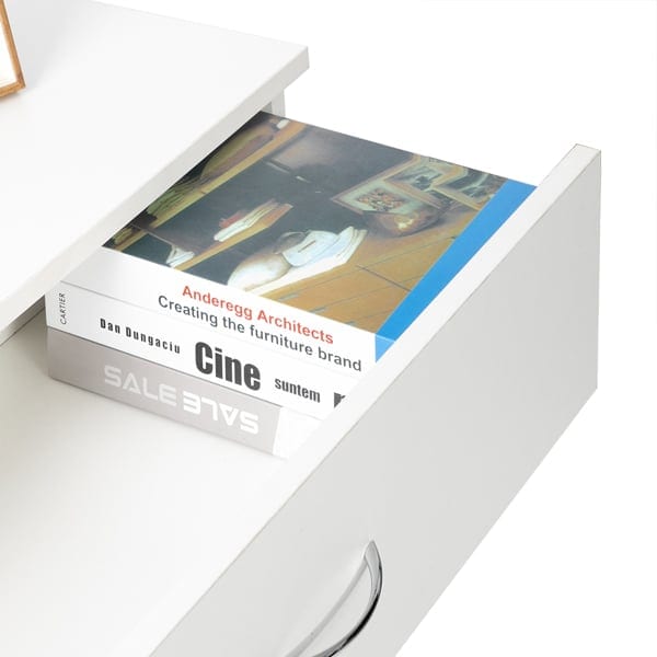 Four Layer Cabinet - White, product photo