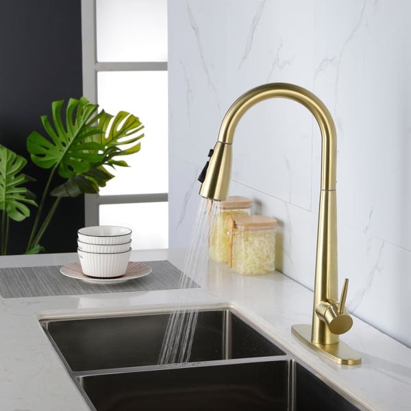 Kitchen Faucet With Pull-down Spray, product photo