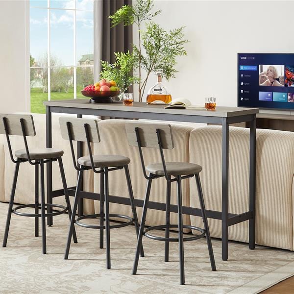Long Bar Counter Table Set, product photo