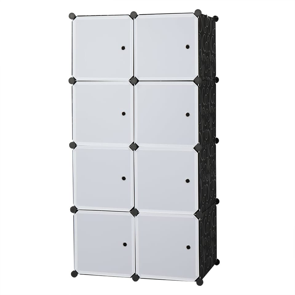 Modular 8-Cube Storage Unit for Home Office Bedroom, product photo