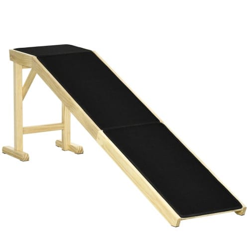 PawHut Dog Ramp For Bed, Pet Ramp For Dogs With Non-Slip Carpet And Top, product photo