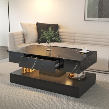 6.93IN High LED Coffee Table,Modern Coffee Table For Living Room,Living Room, product photo