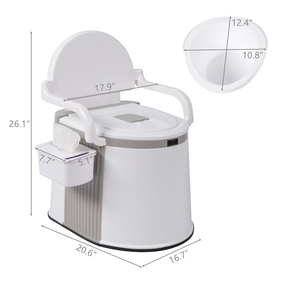 Gray White Ribbon Paper Box Anti Slip Strip Outdoor Toilet, product photo